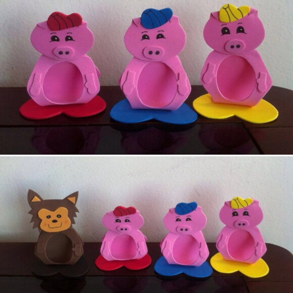 Porta-bombons temas histórias infantis