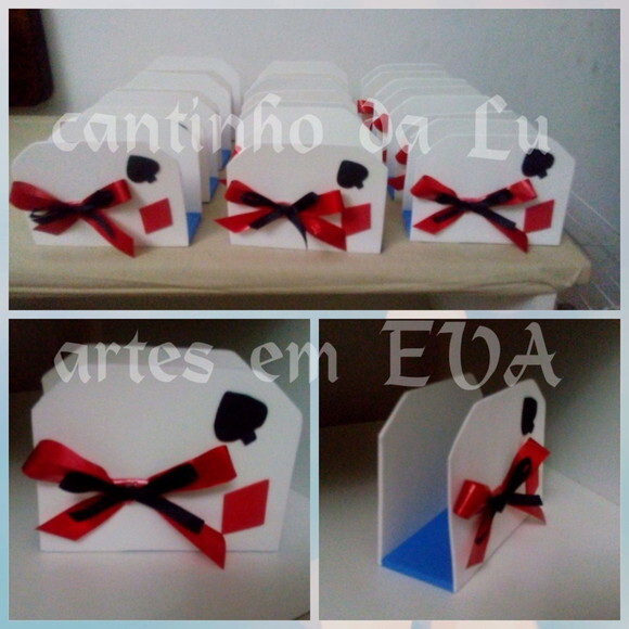 Porta-guardanapo carta de baralho
