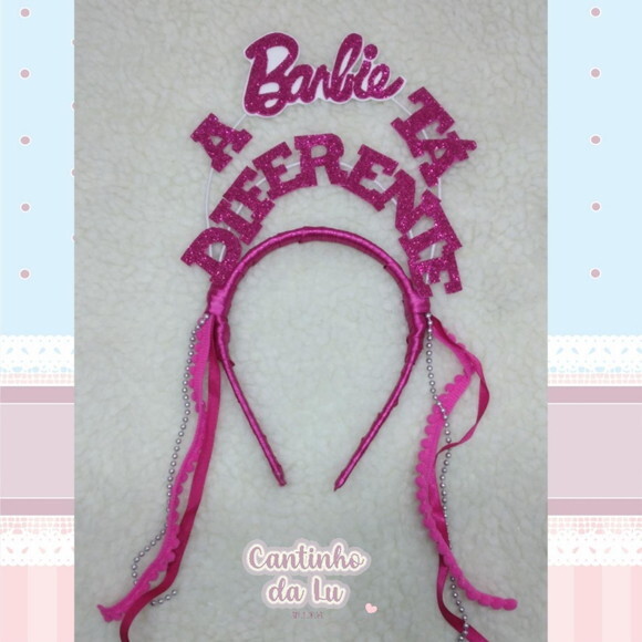 Tiara Carnavalesca Barbie Tá Diferente
