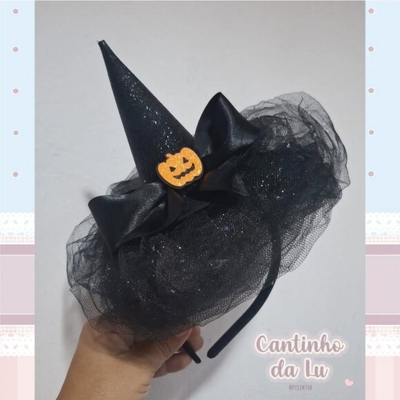 Tiara Bruxa Halloween