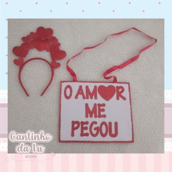 Tiara e Placa Carnavalesca do Amor