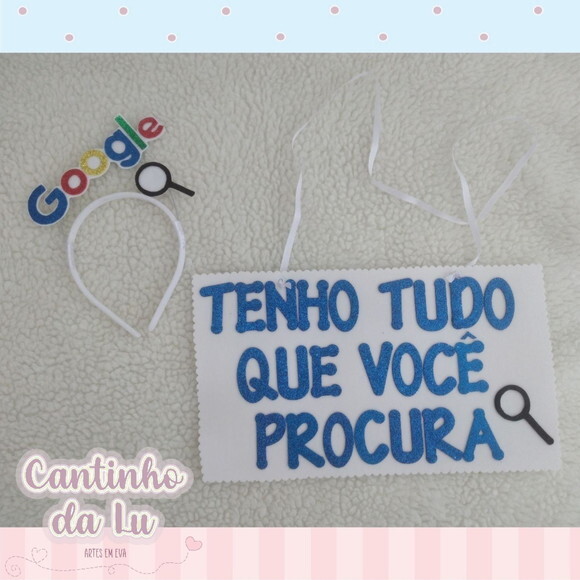 Tiara e Placa Carnavalesca Google