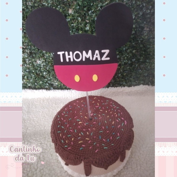 Topo Bolo Mickey Personalizado