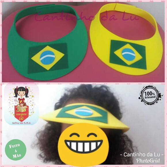 Viseira Copa do Mundo Brasil