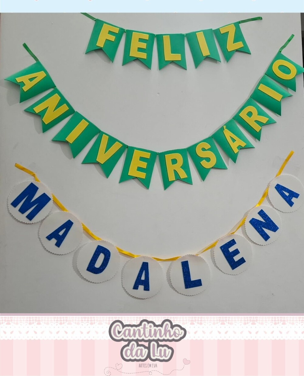 Painel aniversario varal do Brasil personalizado