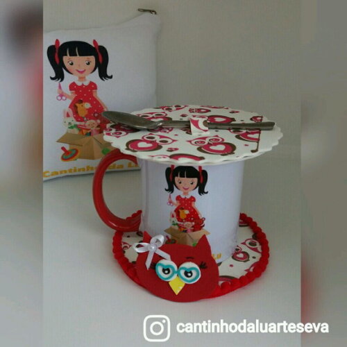 Abafador e Tapetinho para Caneca