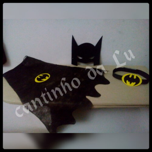 Acessórios fantasia do Batman