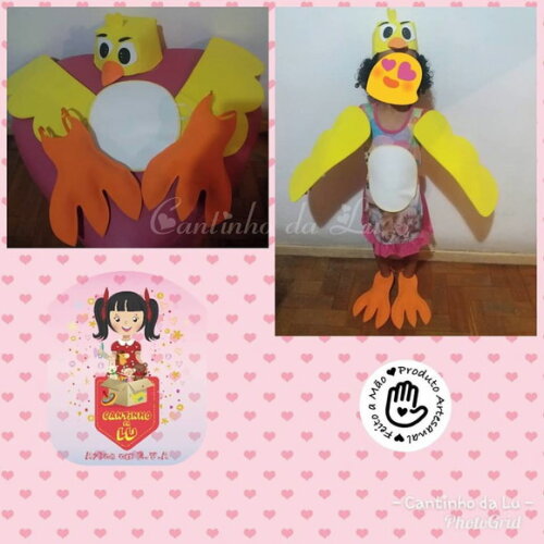 Acessórios para Fantasia Pintinho Amarelo