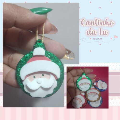 Bola de Natal em Eva