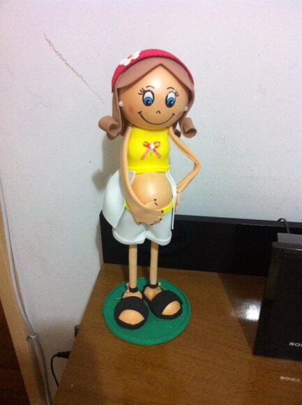 Boneca Fofucha Grávida