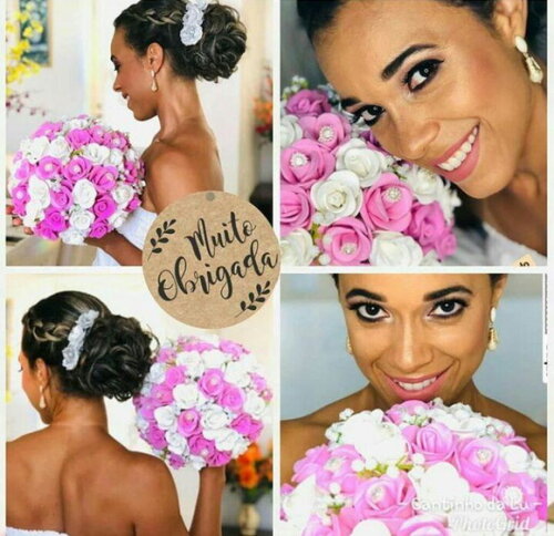 Bouquet Flores Rosas Eva