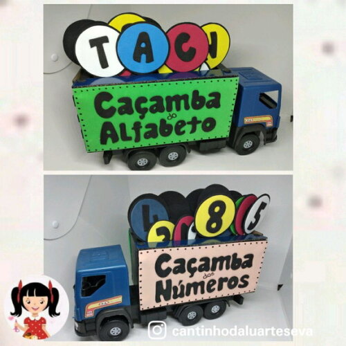 Caçamba Carreta Alfa-numérica