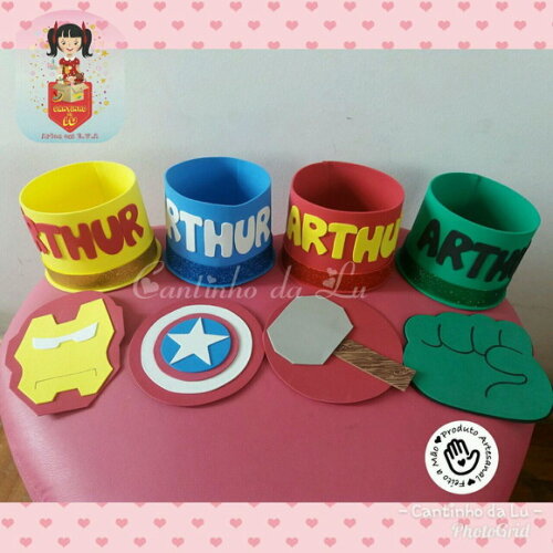 Cachepós e Apliques Vingadores