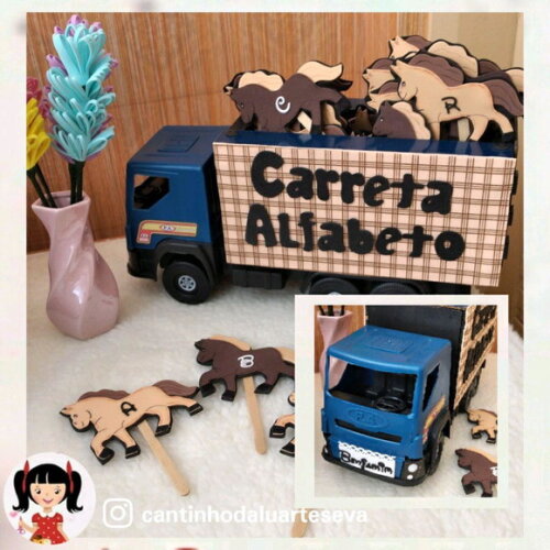 Caçamba Carreta Alfa-numérica