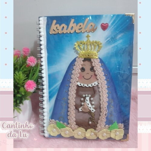 Caderno Nossa Senhora Aparecida Personalizado