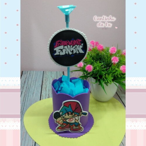 Centro de Mesa com Porta Balão Funkin