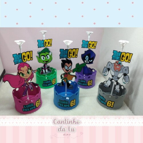 Centro de Mesa Jovens Titans