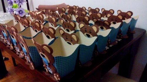 Centros de mesa ursinho baby