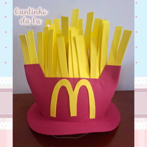 Chapéu Maluco Batata Frita Mc Donalds