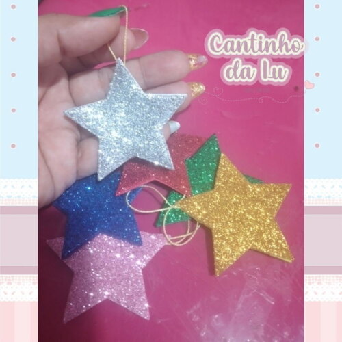Enfeite de Árvore Estrela de Natal