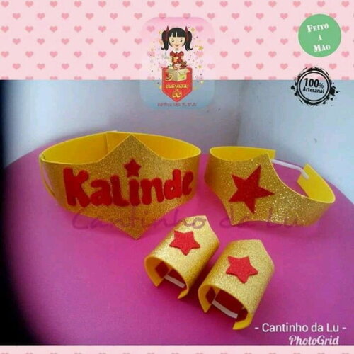 Kit Acessórios Mulher Maravilha