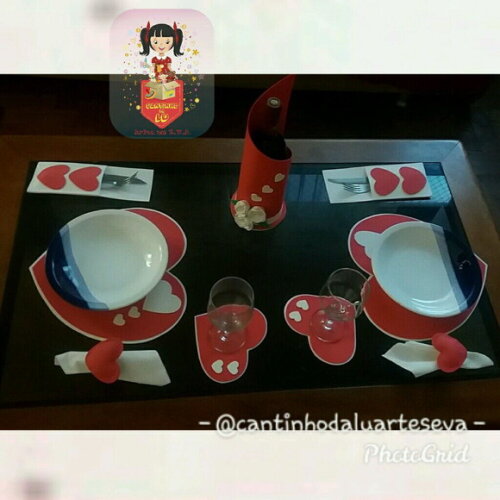 Kit Jantar Corações
