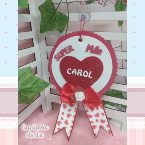 Medalha Mãe Personalizada com Ventosa
