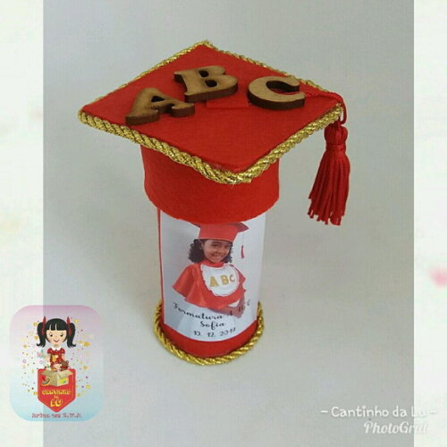 Mini Canudo Formatura Abc