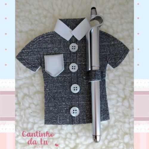 Mini Camisa com Porta Caneta