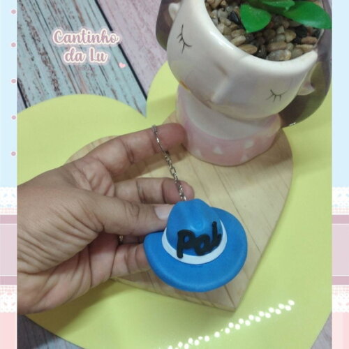 Mini Chapéu Chaveiro Cowboy Pai