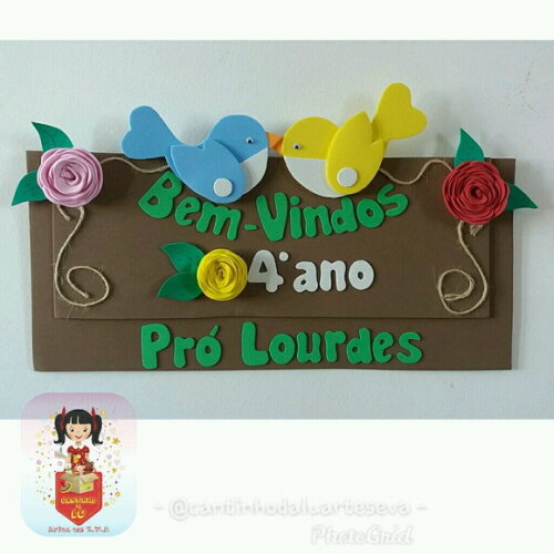 Painel Bem-vindos Passarinhos