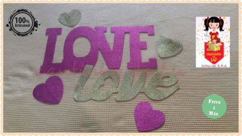painel Love em eva