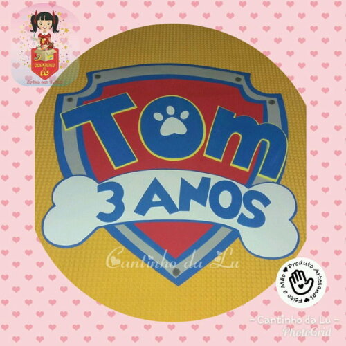 Painel Símbolo Patrulha Canina