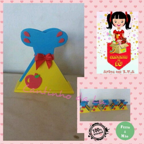 Porta Guardanapo Vestido da Branca de Neve