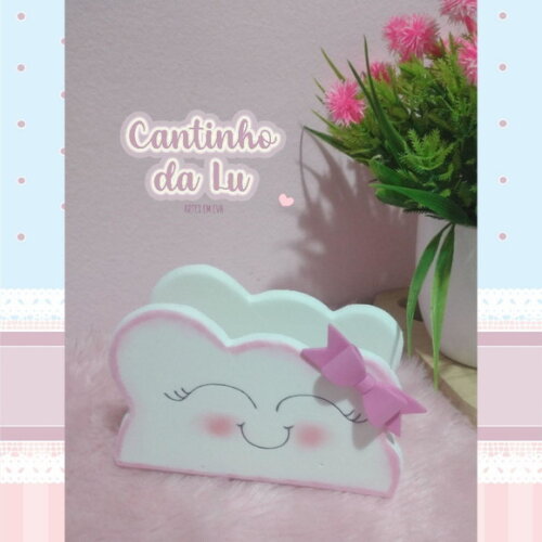 Porta-guardanapo Nuvem Chuva de Amor/benção