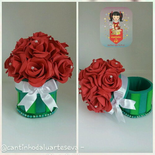 Porta-jóias Flores