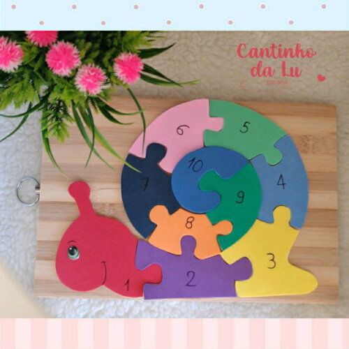 Quebra-cabeça Caracol Numeral
