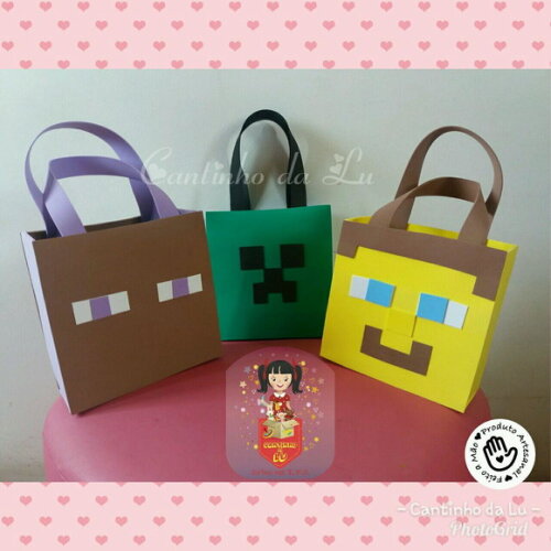 Sacola Minecraft