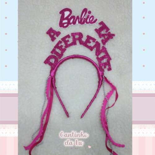 Tiara Carnavalesca Barbie Tá Diferente