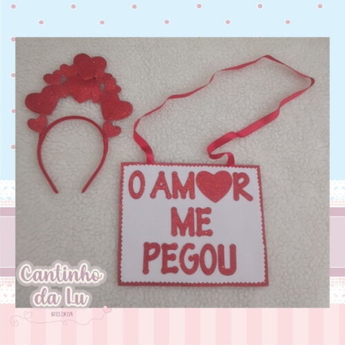 Tiara e Placa Carnavalesca do Amor