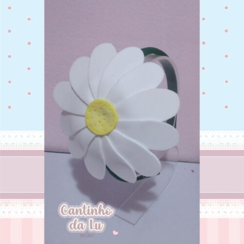 Tiara Flor Margarida