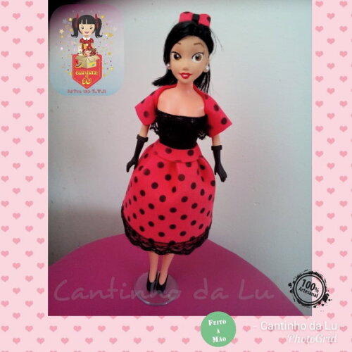 Topo Bolo Boneca Anos 60