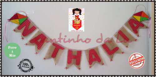 varal junino personalizado