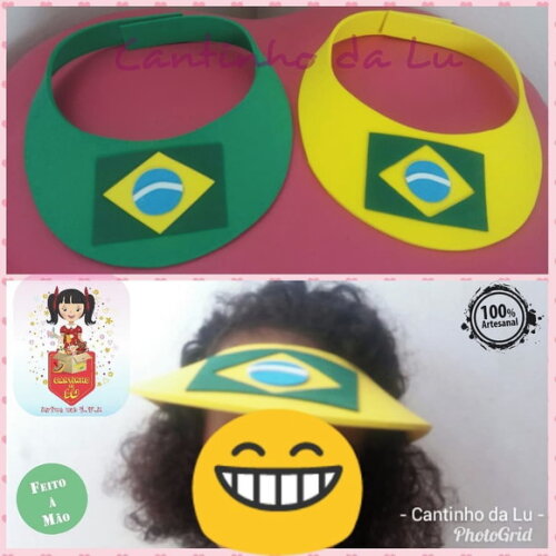 Viseira Copa do Mundo Brasil