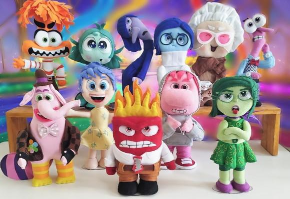 Bonecos Divertida Mente com 11 Personagens