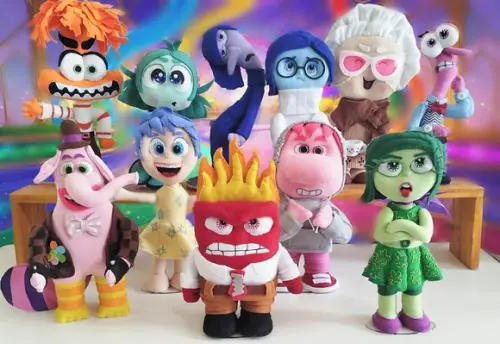 Bonecos Divertida Mente com 11 Personagens