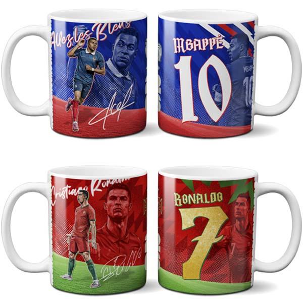 Artes Sublimação Canecas Craques da Copa 2026 Mockups Png