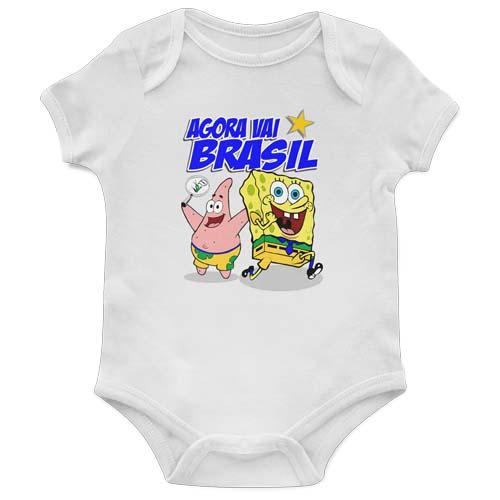 Estampas Brasil Body Baby Copa Mundo Futebol Artes Torcedor