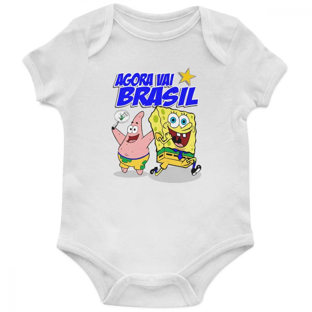 Artes Body Baby Torcedor Brasil Copa Mundo Futebol Estampas
