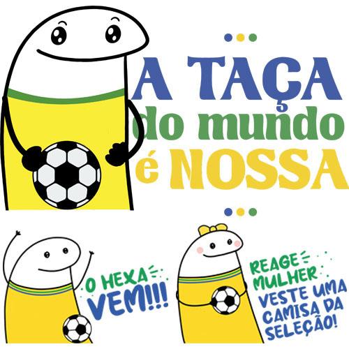 Artes Florks Torcida Brasil Copa Mundo Futebol 20 Estampas
